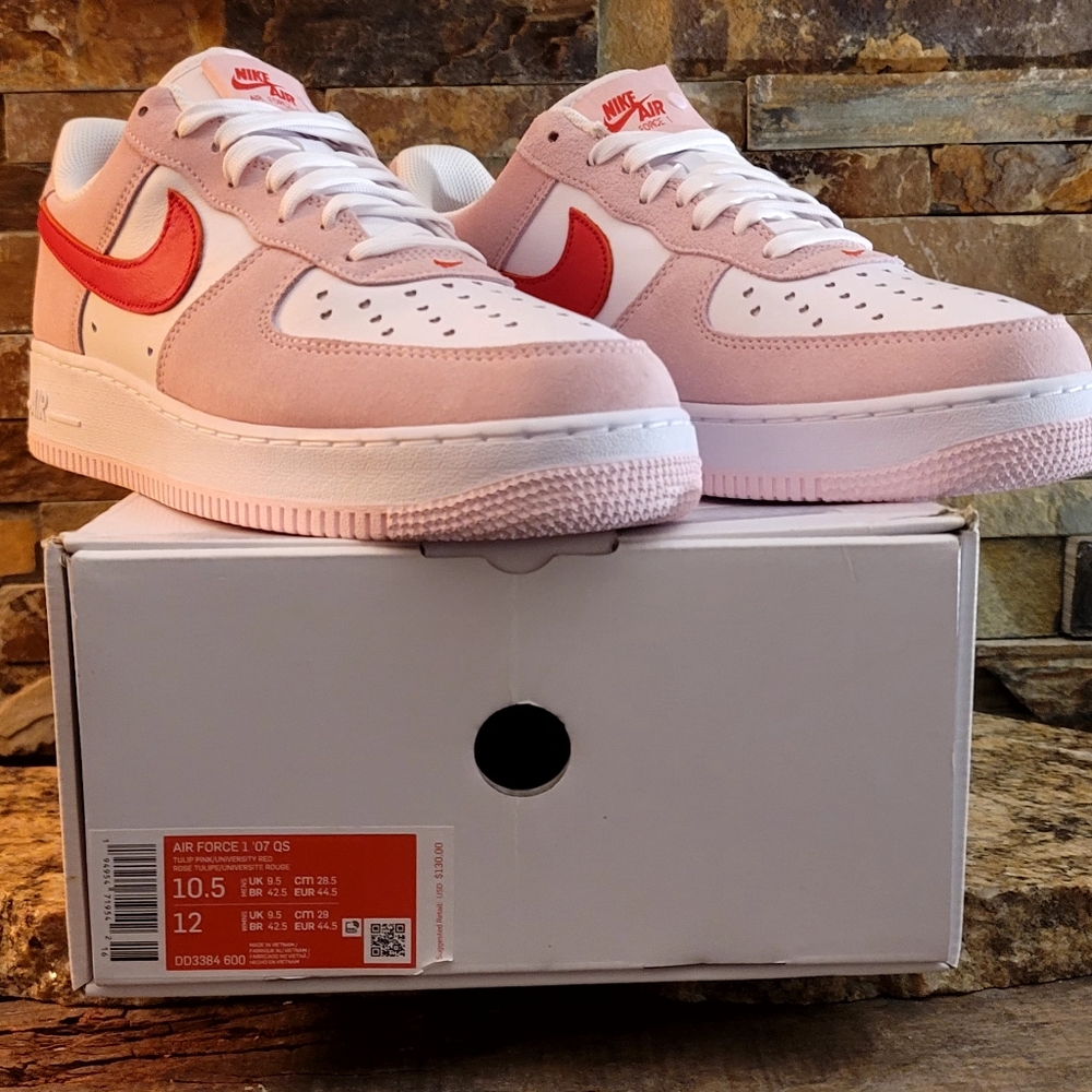 Nike Air Force 1 '07' -LOVE LETTER- Size:10.5 - Picture 8 of 15